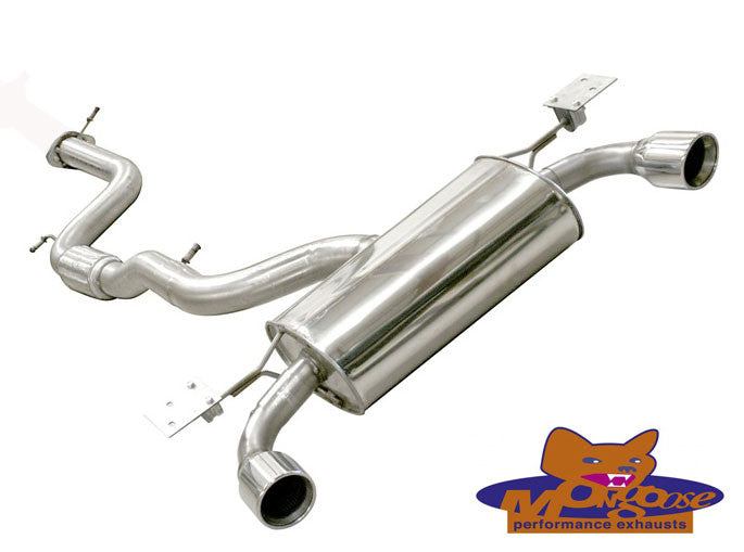 Focus ST Mk2 Mongoose Cat Back System - Good choice of tailpipes