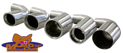 Focus ST Mk2 Mongoose Cat Back System - Good choice of tailpipes