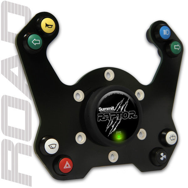 Summit Raptor steering wheel button control system