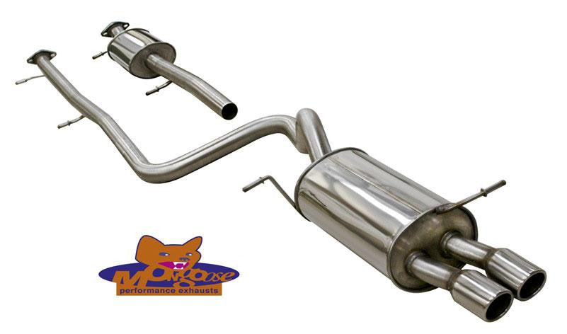 Fiesta MK7 Zetec-S Mongoose cat back exhaust 1.6 litre