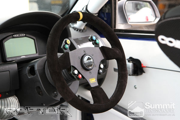 Summit Raptor steering wheel button control system