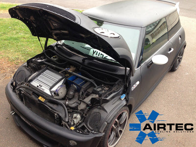 Mini cooper-S R53 top mount intercooler upgrade