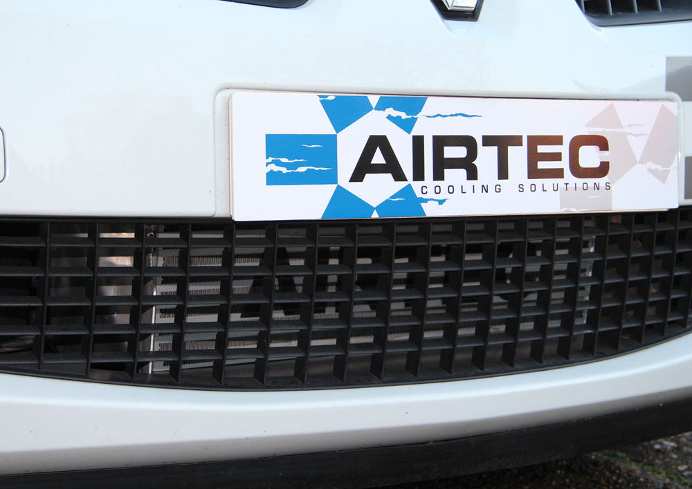 Airtec Megane 2 225 and R26 95mm core Intercooler upgrade with Air-Ram scoop