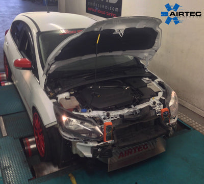 Focus Zetec S 1.6 Eco Boost Airtec Intercooler upgrade with full depth Air Ram Scoop
