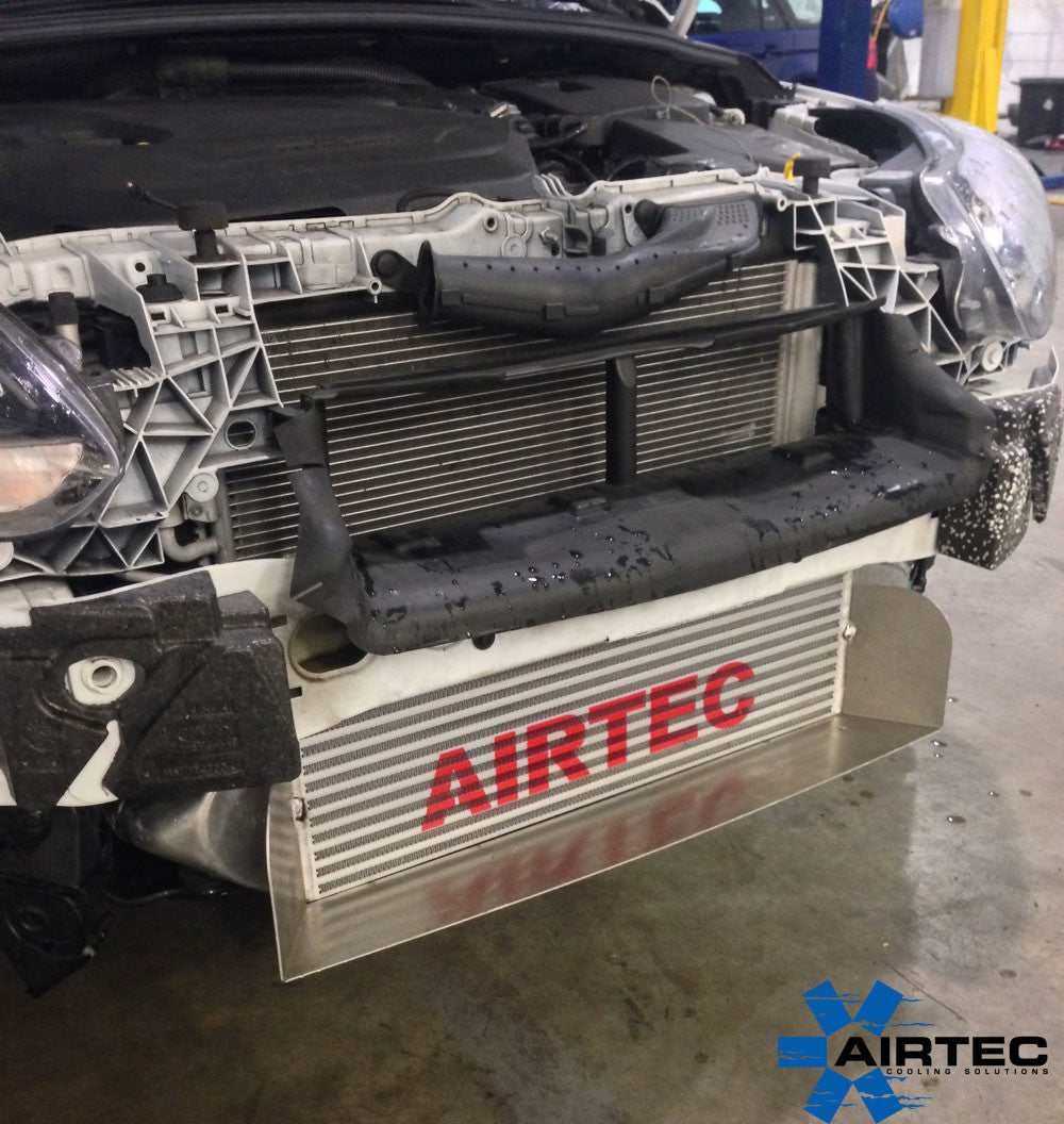 Focus Zetec S 1.6 Eco Boost Airtec Intercooler upgrade with full depth Air Ram Scoop