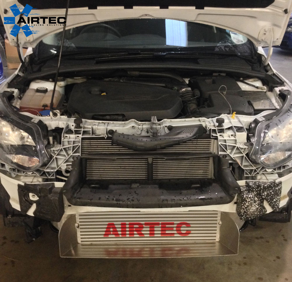 Focus Zetec S 1.6 Eco Boost Airtec Intercooler upgrade with full depth Air Ram Scoop