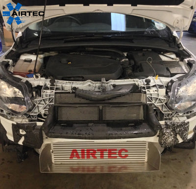 Focus Zetec S 1.6 Eco Boost Airtec Intercooler upgrade with full depth Air Ram Scoop