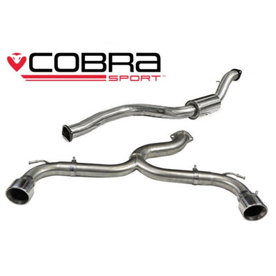 Ford Focus ST Mk2 Cobra 'Venom' cat back with 3 inch (76mm) pipework