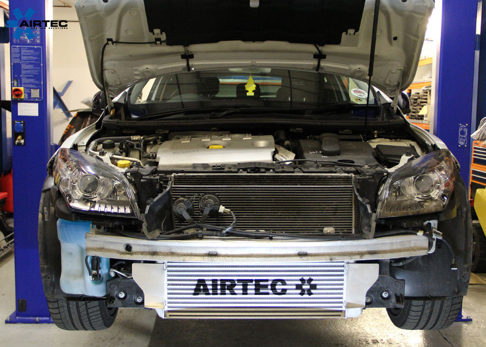 AIRTEC Megane 3 RS 250 and 265 60mm core Intercooler upgrade with Air-Ram scoop
