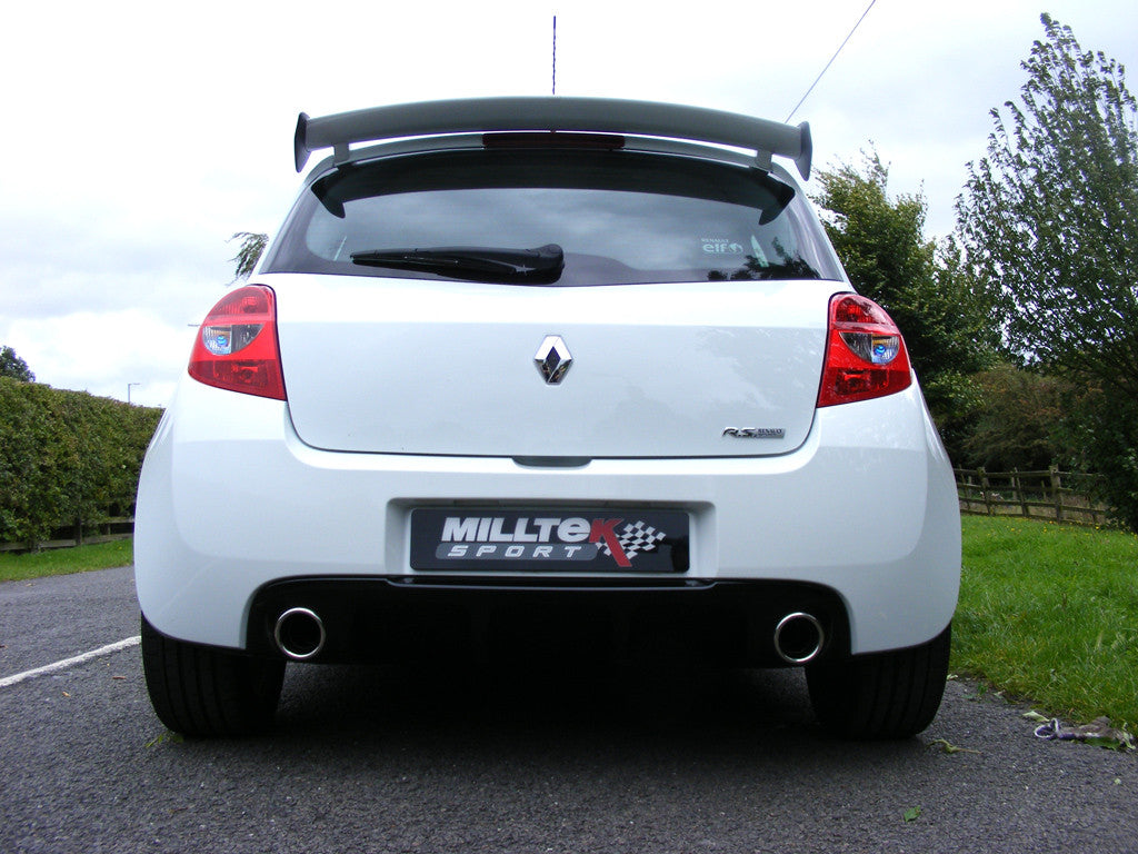 Milltek Exhaust Renault Clio 200 (inc. Cup) Resonated Cat-back (SSXRN306)