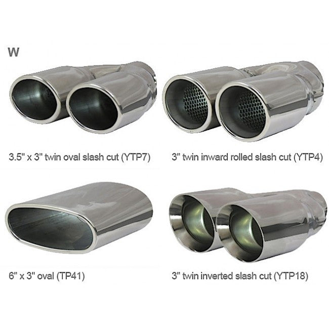 Ford Fiesta MK7 prefacelift fiesta cat-back exhaust - non-flex type
