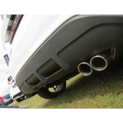 Ford Fiesta MK7 prefacelift fiesta cat-back exhaust - Flex type