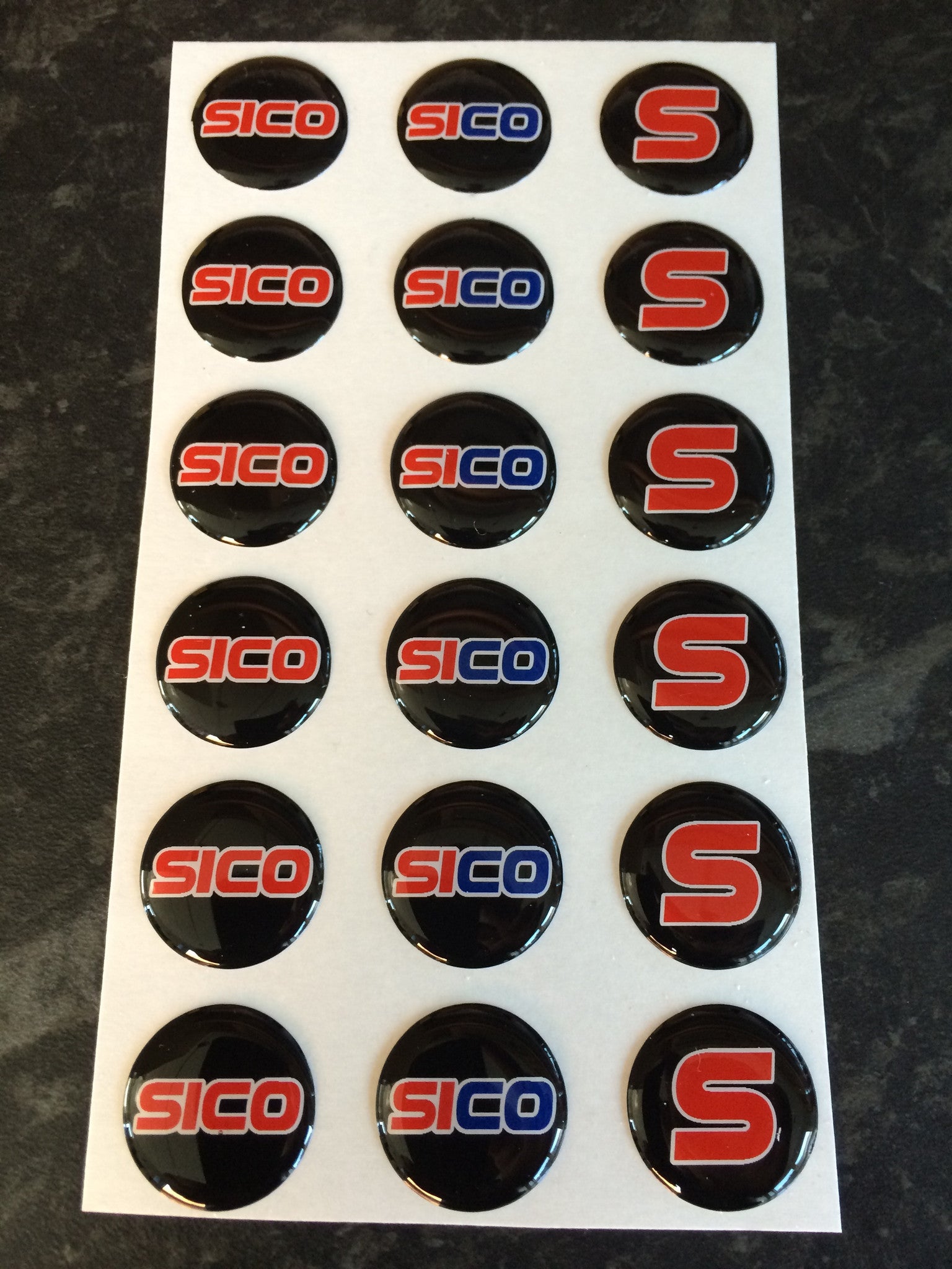 Starter Button Stickers