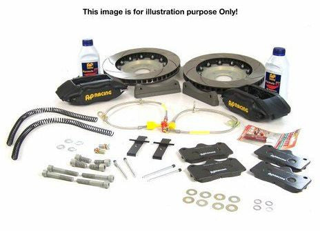 AP Racing Formula Big Brake Kit Toyota GT86 / Subaru BRZ - 6 Pot - Black