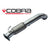 Ford Focus MK3 ST decatted downpipe