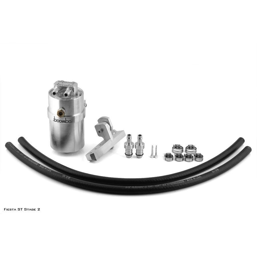 Boomba Racing Fiesta ST Stage 2 Oil Catch Can Kit (PCV)