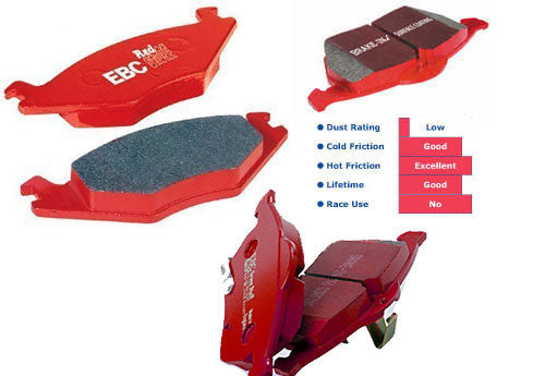 Fiesta ST MK6 EBC Redstuff Rear Brake Pads