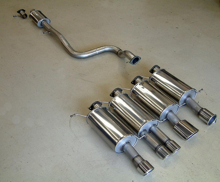 Fiesta ST180 mongoose cat-back exhaust - choice of 4 tailpipes