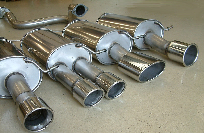 Fiesta ST180 mongoose cat-back exhaust - choice of 4 tailpipes