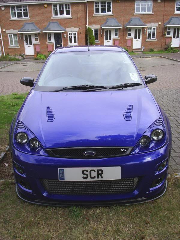 Fiesta RS turbo style bonnet vents