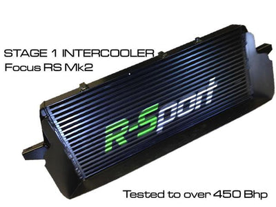 R-sport Stage 1 Focus RS Mk2 60mm Intercooler with Scoop