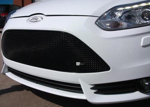 Zunsport Compatible With Ford Focus ST MK4.5 - Front Grill Set - Black  Finish