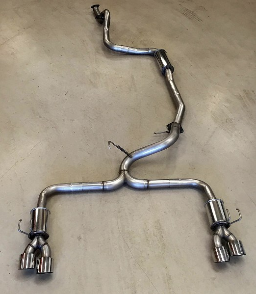 Honda Civic FK2 Type-R cat back system