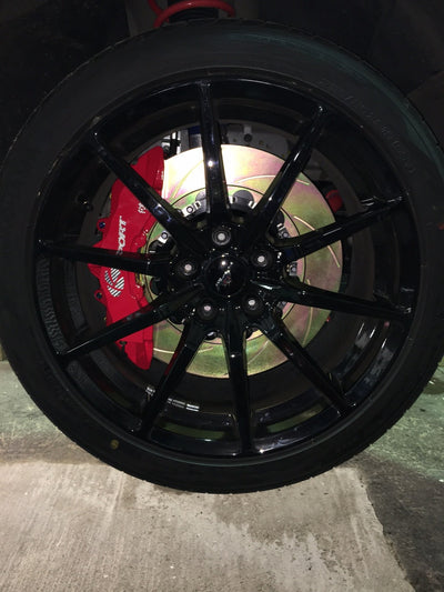 K-SPORT 8 Piston 380mm Front Brake Conversion Mustang EcoBoost & GT 5.0