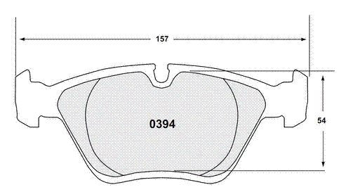 Performance Friction BMW M3 E36/E46 Front Brake Pads