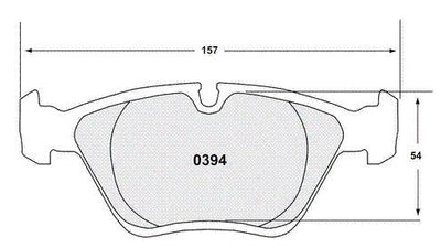 Performance Friction BMW M3 E36/E46 Front Brake Pads