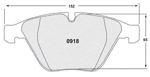 Performance Friction BMW M3 E92 Rear Brake Pads
