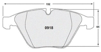 Performance Friction BMW M3 E92 Rear Brake Pads