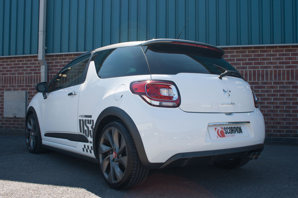 Citroen DS3 Racing & 1.6 T Cat-back system (resonated)