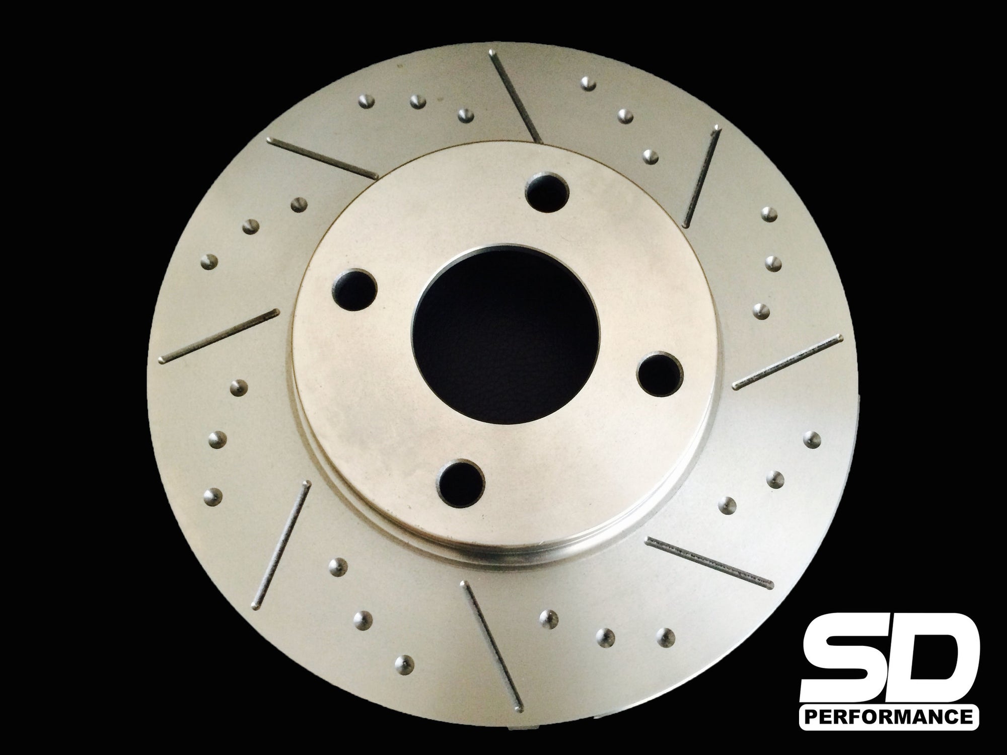 SD Performance Fiesta MK7 ST180 Performance rear discs - Dimpled and Grooved