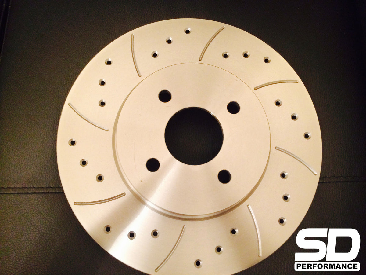 SD Performance Focus ST170 Performance front discs - Drilled and Grooved
