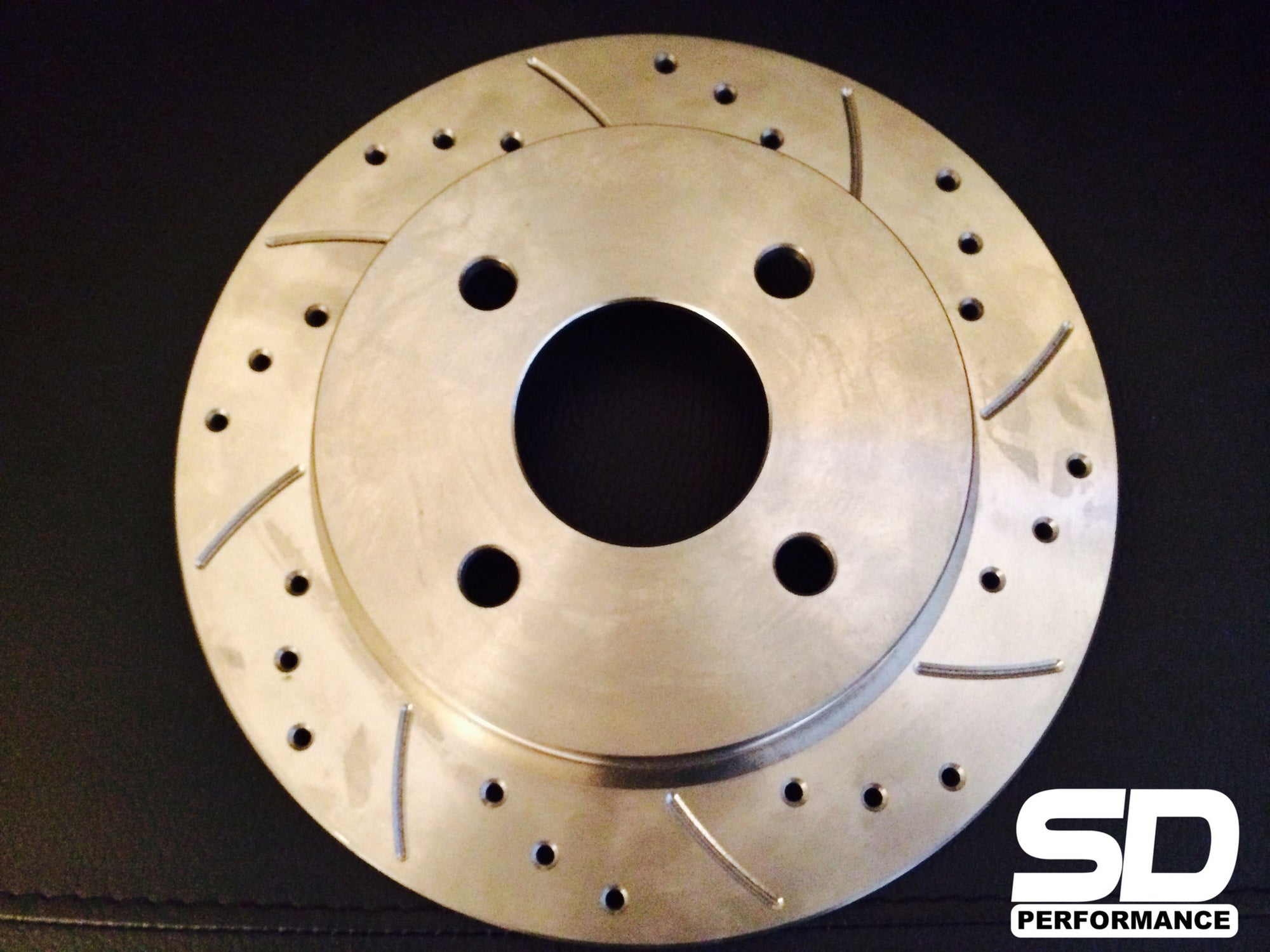 SD Performance Fiesta MK6 250mm rear conversion Performance discs - Drilled and Grooved