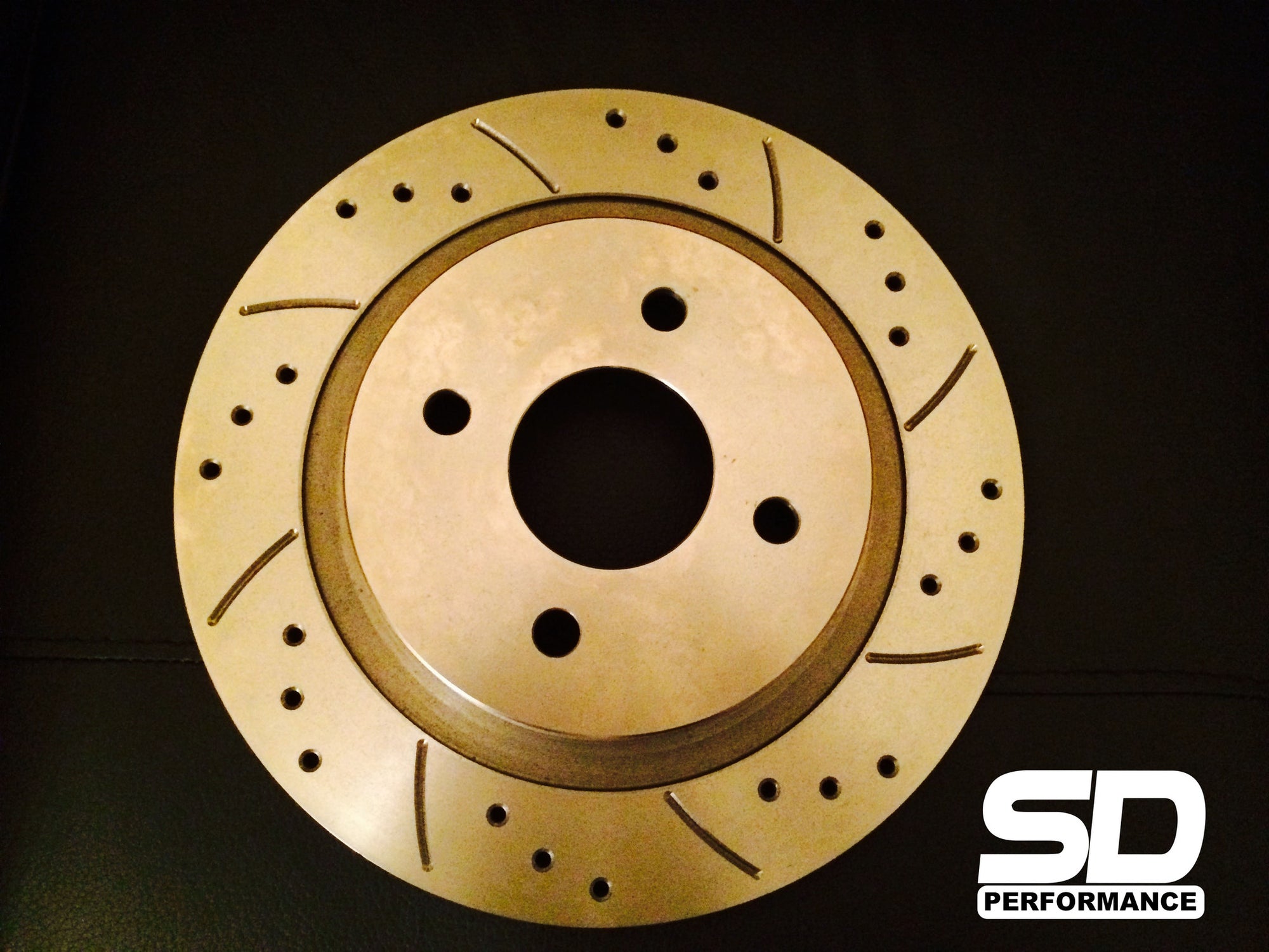 SD Performance Fiesta MK6 280mm rear conversion Performance discs - Drilled and Grooved