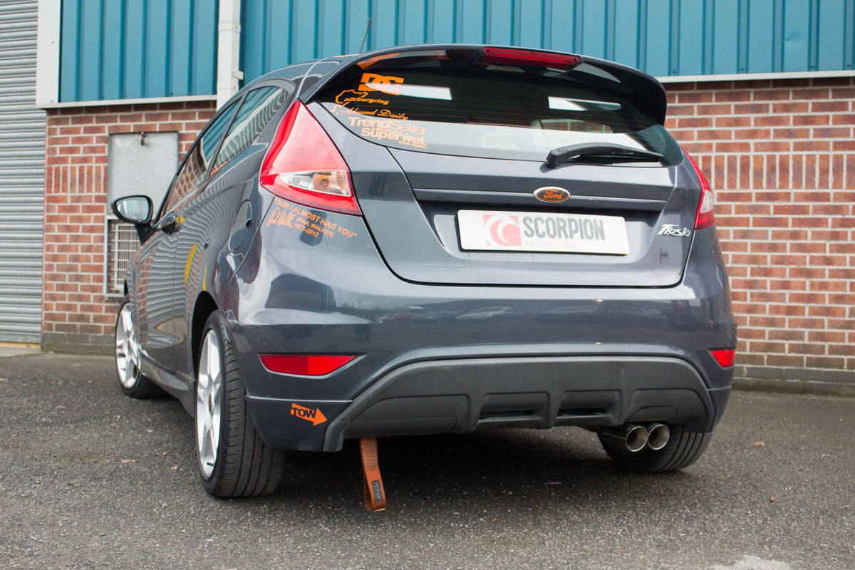 Ford Fiesta Mk7 1.6 Duratec Ti-VCT & Zetec S Cat-back system (non-resonated)