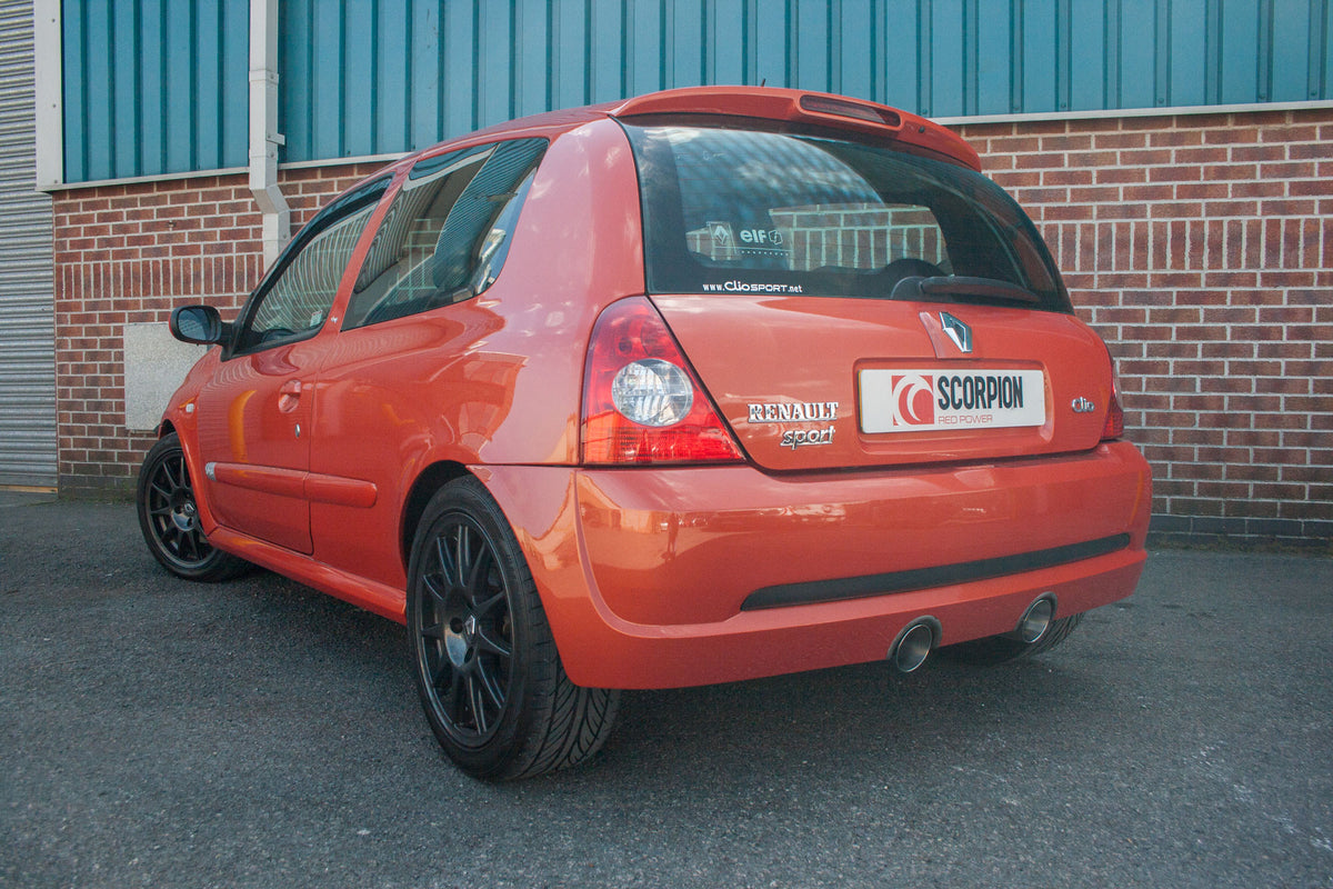 Renault Clio MK2 2.0 182 03-06 Cat-back system (resonated)