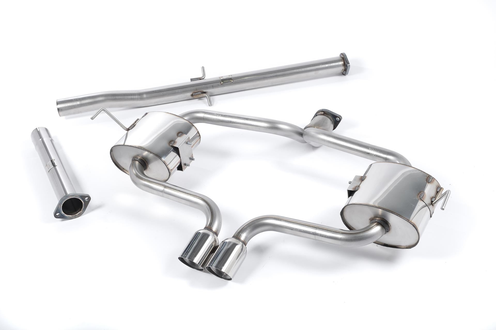 Milltek Exhaust New Mini Mk1 (R53) Cooper S Cat-back with 76 2mm Special tailpipe (SSXM007)