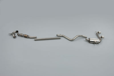 Milltek Exhaust Renault Mégane Renaultsport 225 2.0T Turbo-back including Hi-Flow Sports Cat with Dual GT80 LITE tailpipe (SSXRN403)