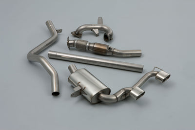 Milltek Exhaust Renault Mégane Renaultsport 225 2.0T Turbo-back including Hi-Flow Sports Cat with Dual GT80 LITE tailpipe (SSXRN403)