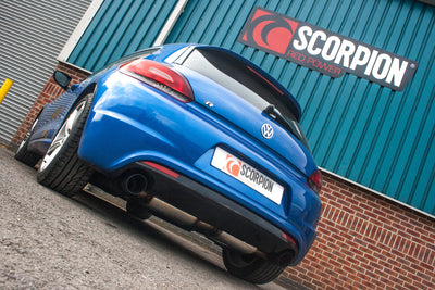 Volkswagen Scirocco R Cat-back system (resonated)