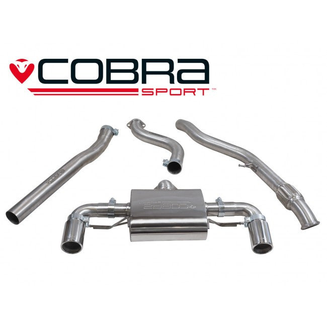 BMW M135i 3 & 5 Door (F20 & F21) Cat Back Exhaust (Non-Resonated)