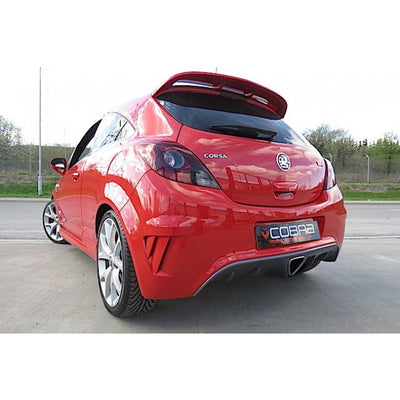 Vauxhall Corsa D VXR (2007-09) Cat Back Exhaust (2.5" bore) (Resonated)
