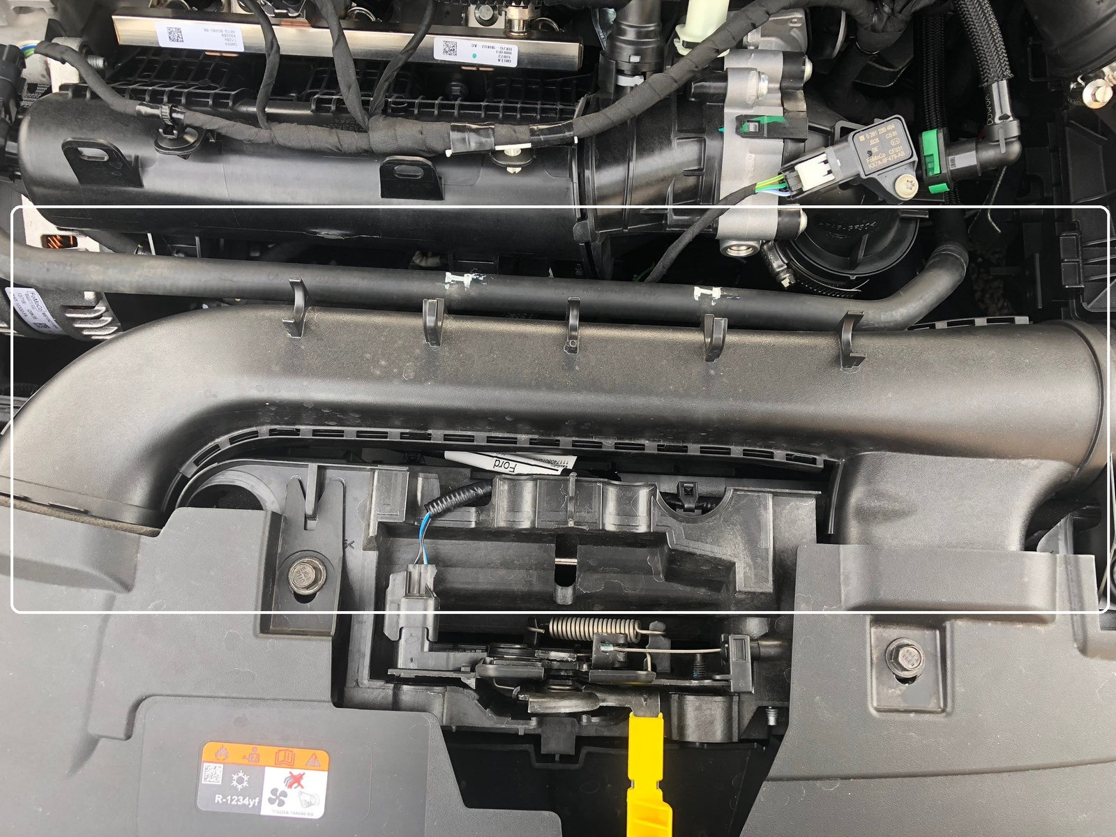 Fiesta MK8 ST-Line dual air feed