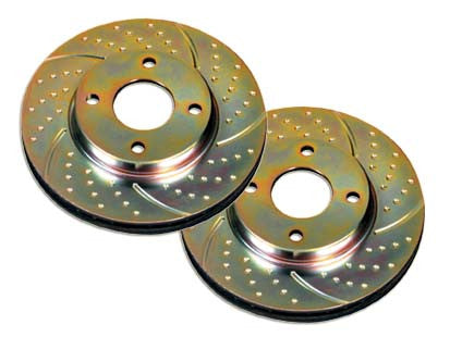 Focus RS MK2 EBC Turbogroove Front Discs