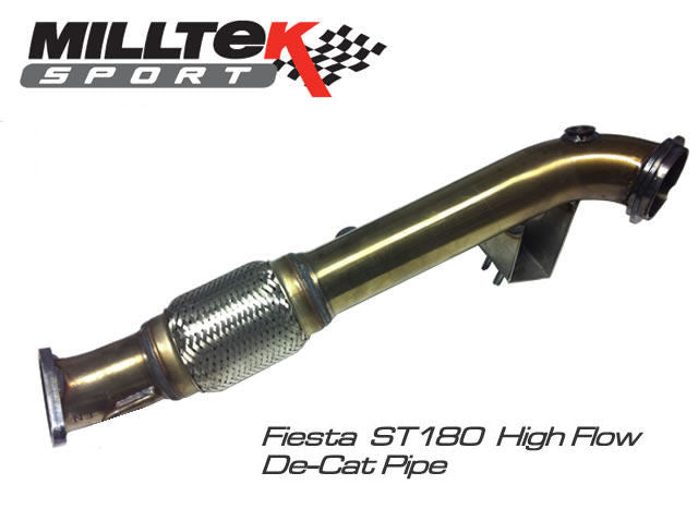 Fiesta ST180 Milltek decat 3" pipe