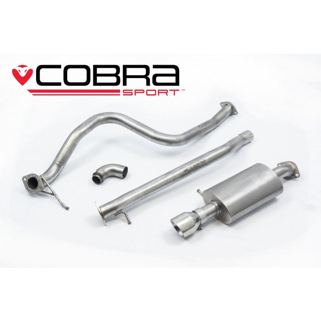 Ford Fiesta MK8 EcoBoost 1.0 ST-Line Cat Back Exhaust (Non-Resonated)