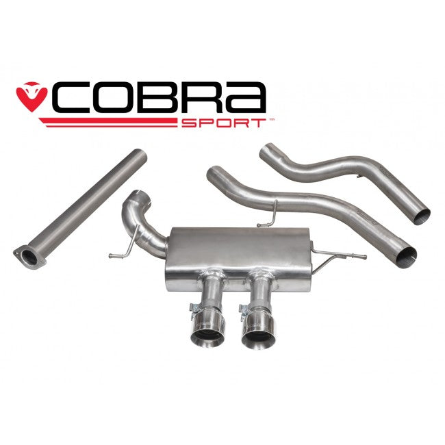 Ford Focus ST Mk3 Cobra cat back system - Non resonated